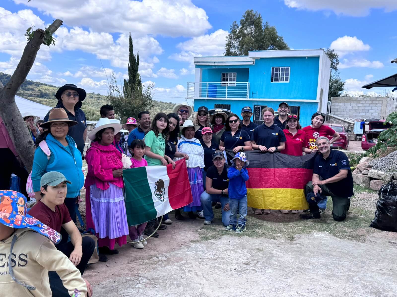 Grupo México Alemania en San Ildefonso